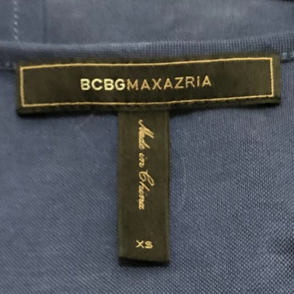 BCBGMaxAzria (Caralyn) Split Back Peplum Top - Picture 5 of 7